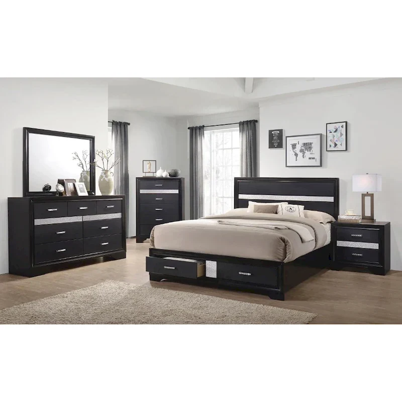 Corbin Contemporary 5-piece Storage Bedroom Set