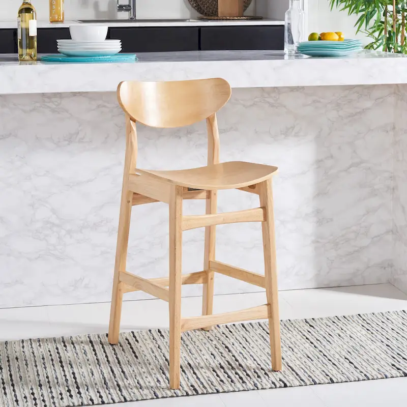 SAFAVIEH Glennie Counter Stool - 17 W x 23 D x 38 H - 17Wx23Dx38H