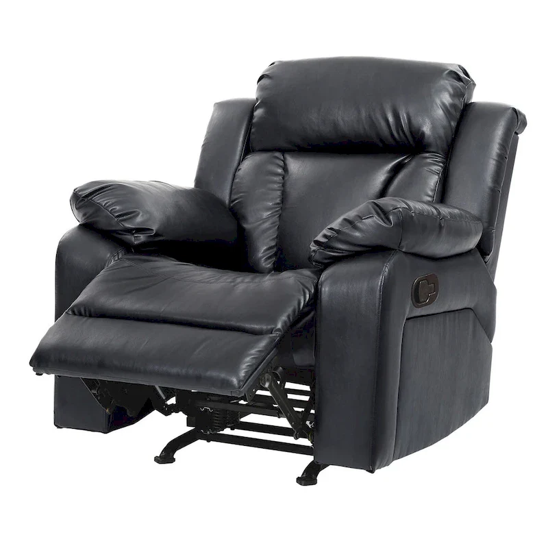 Daria Faux Leather Upholstery Reclining Chair - 38L x 37W x 41H