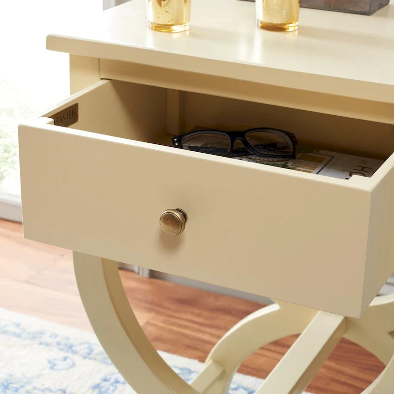 Liller 1-Drawer Accent Table Nightstand (Fully Assembled) - 18 W x 15 D x 27 H - 18Wx15Dx27H