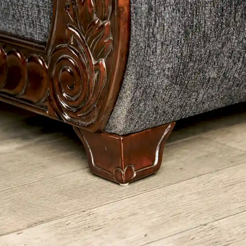 Mansuri Traditional Chenille Rolled Arms 2-Piece Sofa Set by Gracewood Hollow