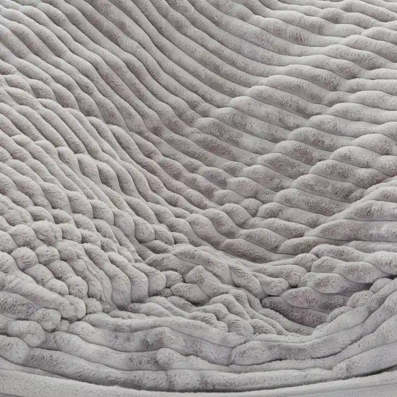 Sealy Kade 6ft Faux Fur Foam Bean Bag