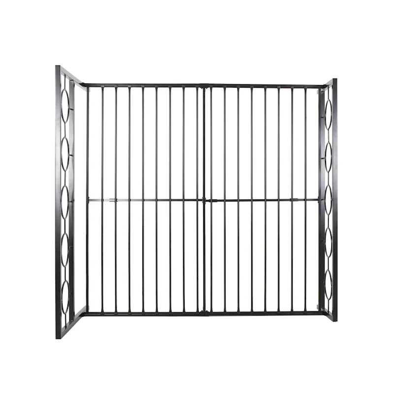 Francoise Modern Iron King Bed Frame by Christopher Knight Home