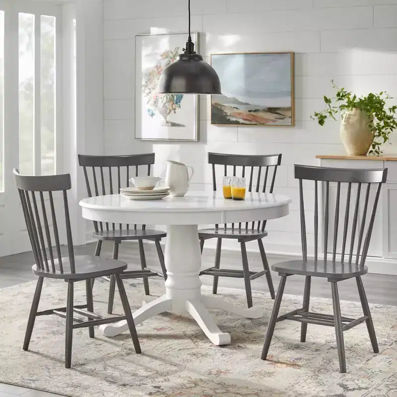 5pc Kale Pedestal Dining Set