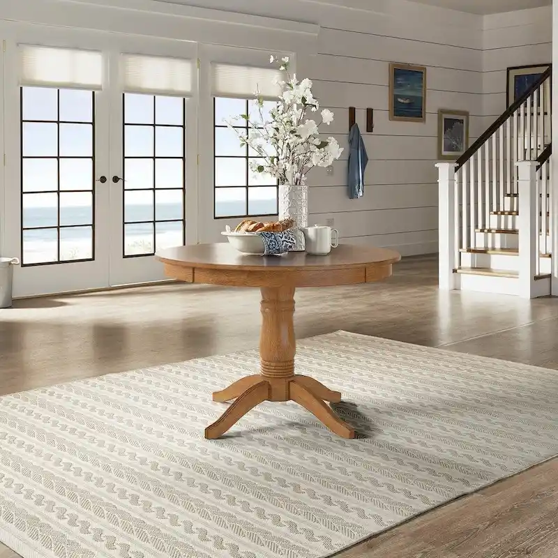 Pedestal Base Dining Table