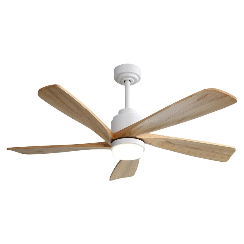 52 Inch Ceiling Fan with Dimmable LED Light Remote Control
