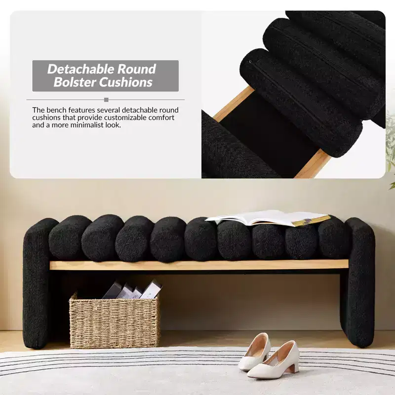 Alice Bench With Solid Wood Construction | HULALA HOME