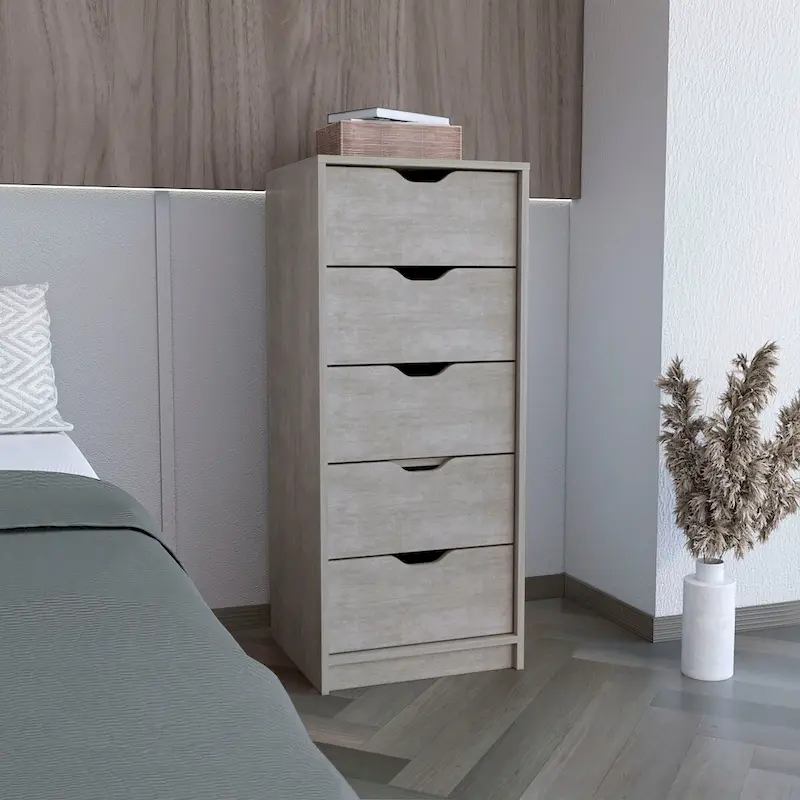 Basilea 5 Drawer Tall Dresser