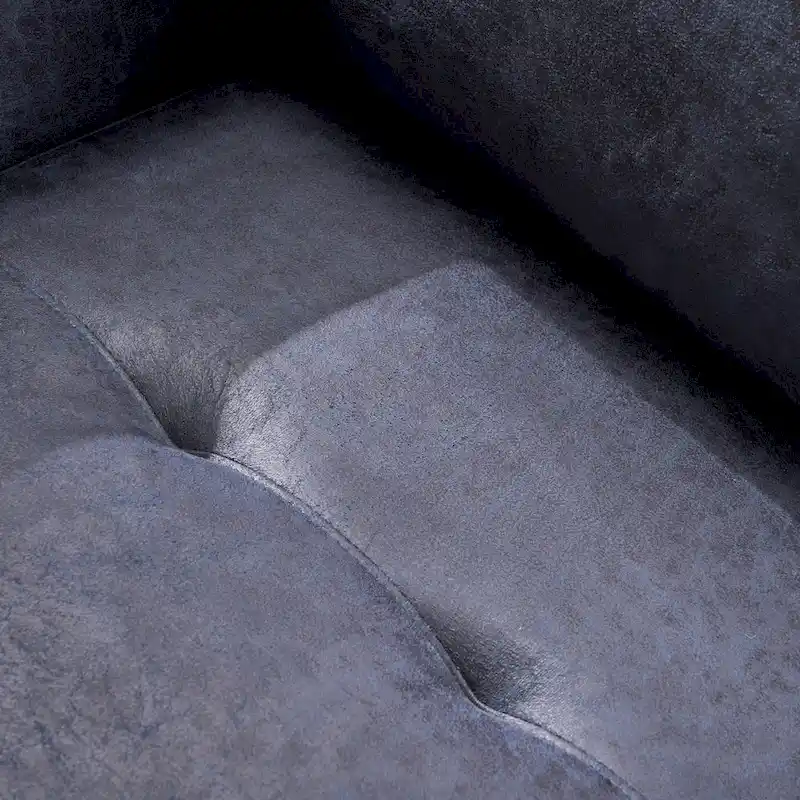 Modern 31 Microfiber Club Chair with Tapered Legs and Thick Seat Cushions