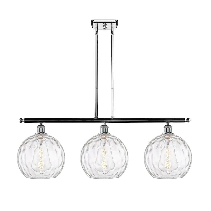 Innovations Lighting Athens Water Glass 3 Light 37  Stem Hung Island Light