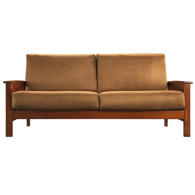 Hills Mission-style Oak Sofa by iNSPIRE Q Classic