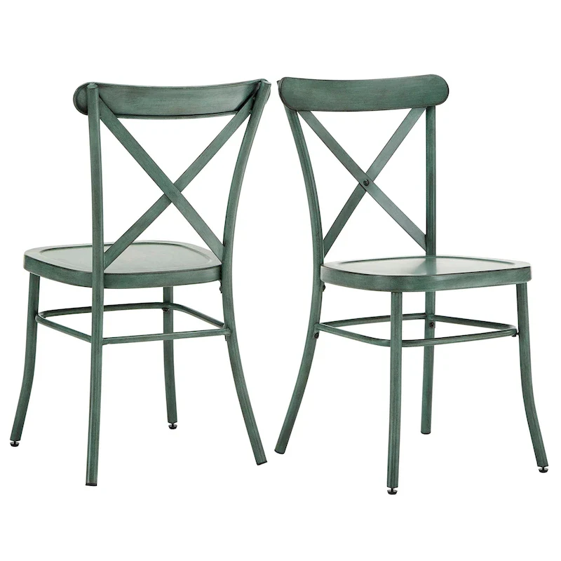 Metal Dining Chairs (Set of 2)