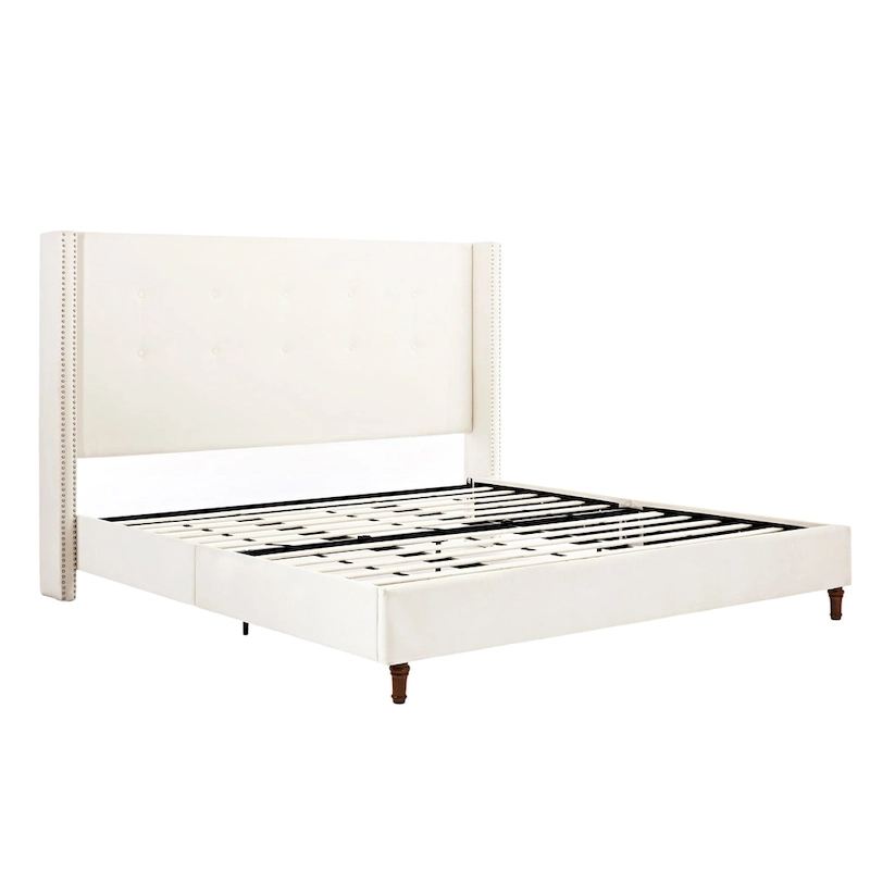 54 High Headboard Peyton Upholstered King Bed