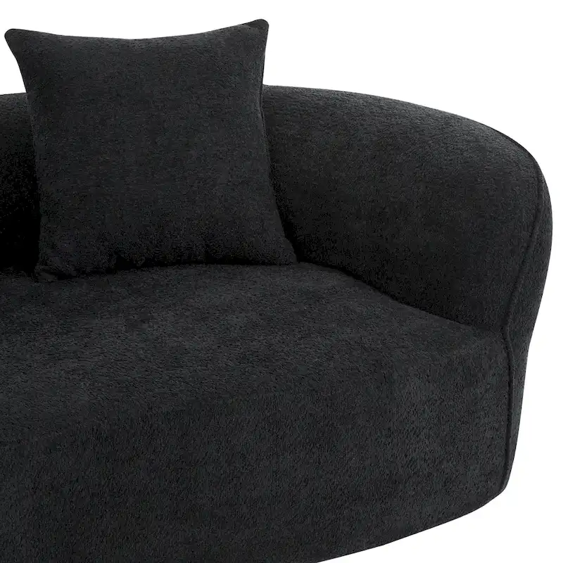 Christopher Knight Home - Linda Fabric Curved Sectional Sofa