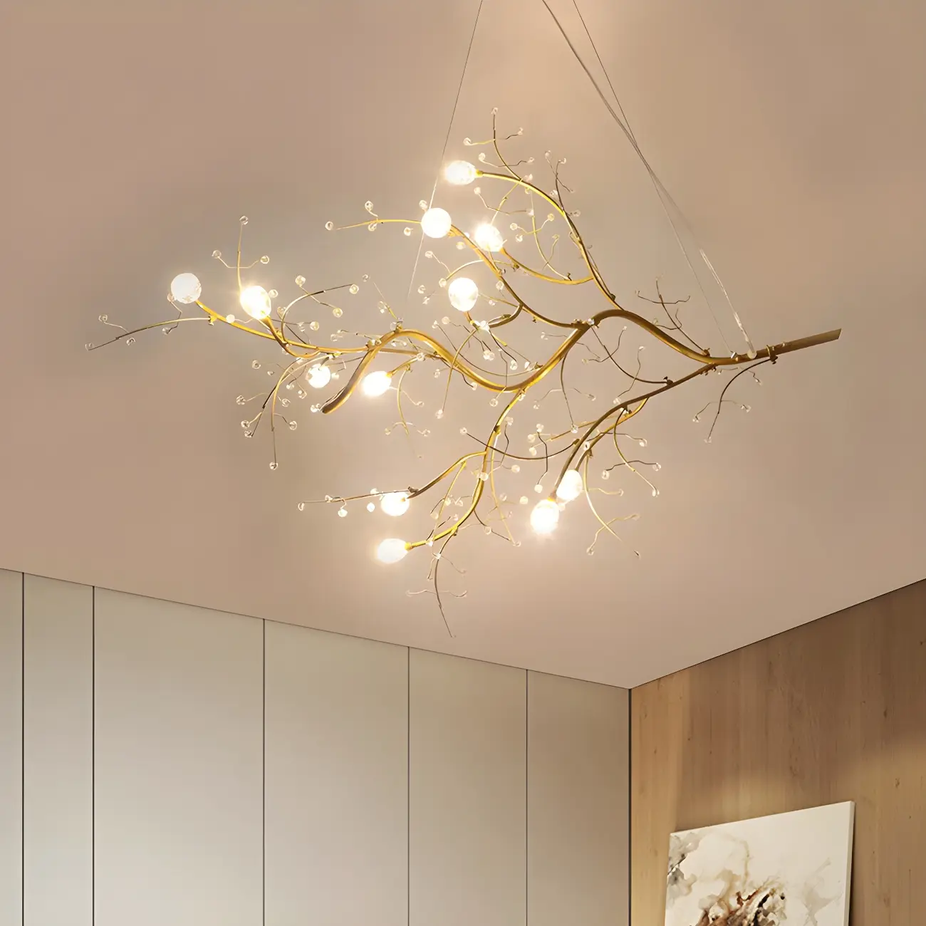 Modern Metal Branch LED Pendant Chandelier