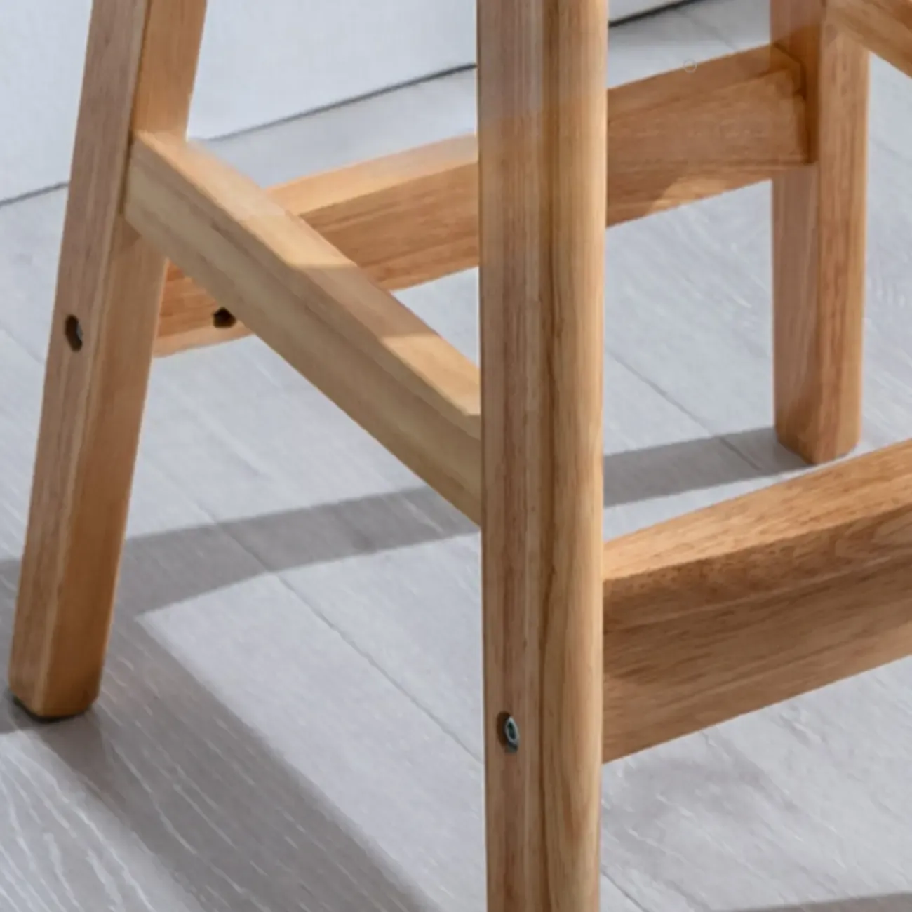 Acrylic Saddle Counter Height Wooden Bar Stools