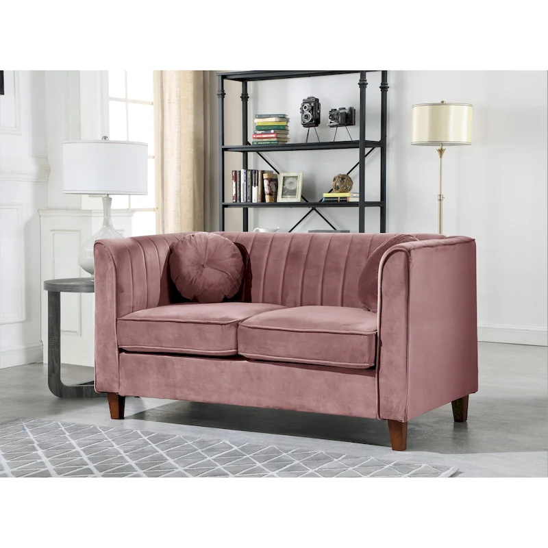 Boton Chesterfield Loveseat