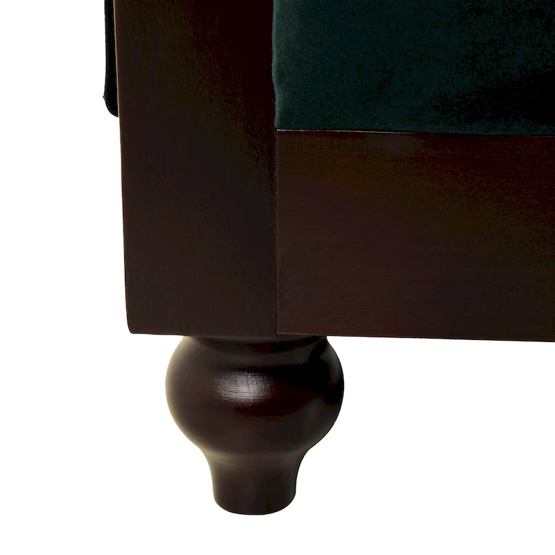 Eviva Chesterfield Velvet Loveseat Sofa by Christopher Knight Home