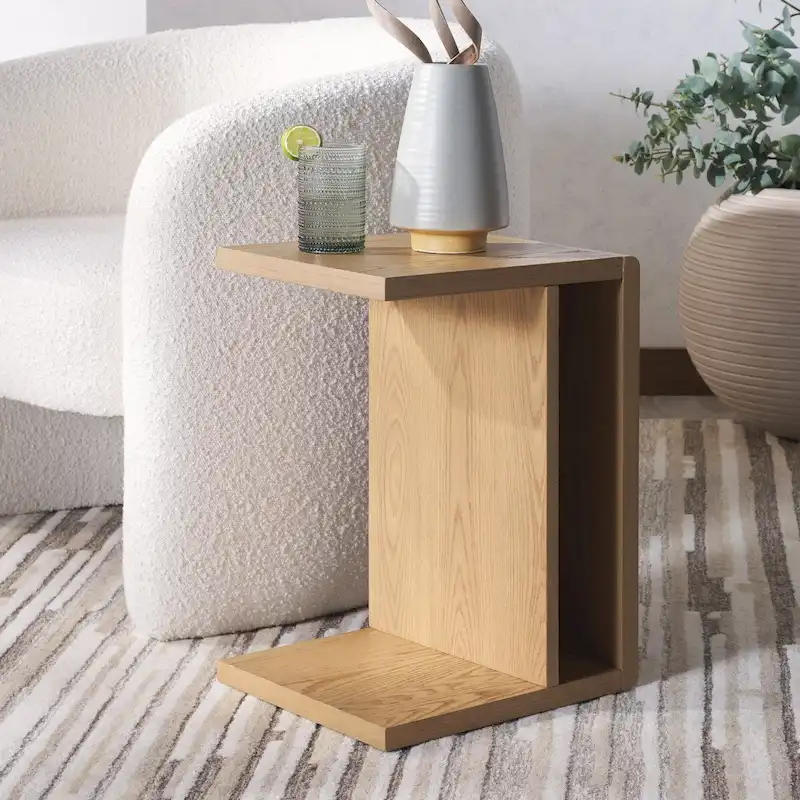 Couture Kassia Wood C Table - 14Wx13Dx20H