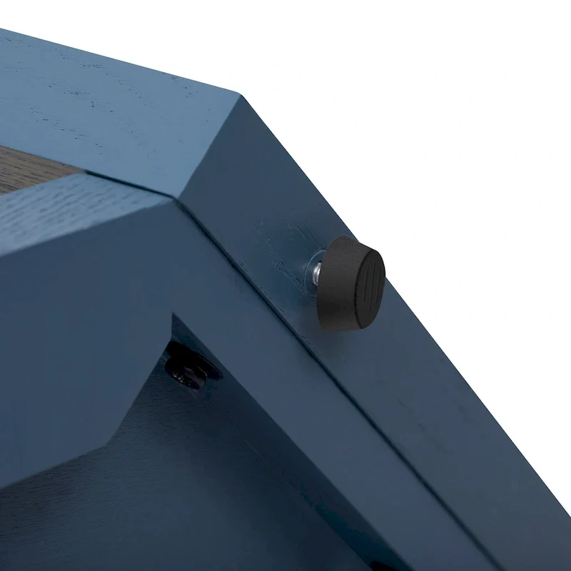 53 Arrow Console Table with Woven Rattan