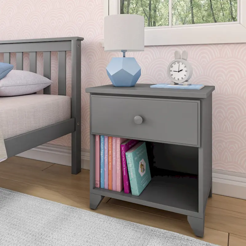 Max and Lily Nightstand with 1 Drawer