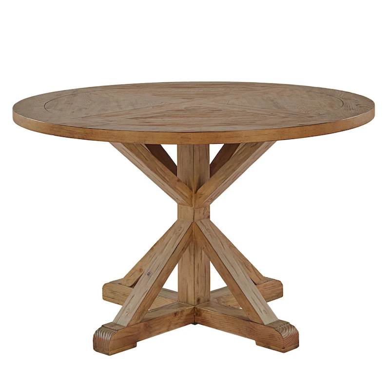 Benchwright X-base 48-in. Round Dining Set by iNSPIRE Q Artisan
