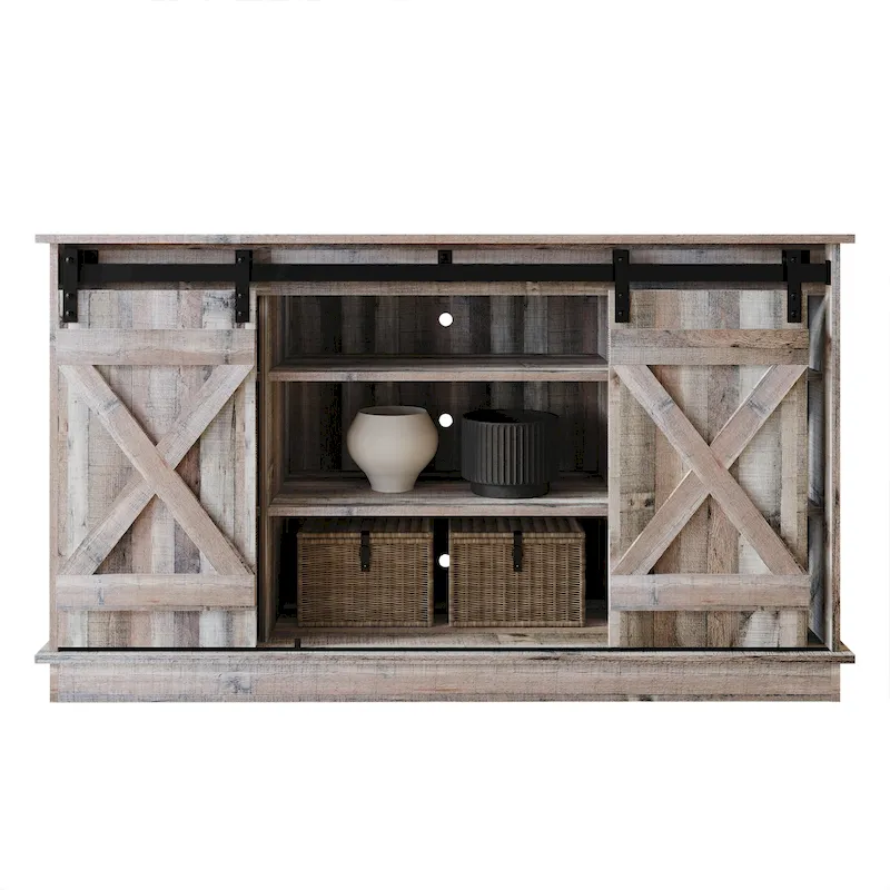 CraftPorch Vintage Style X-shaped TV Stand Console