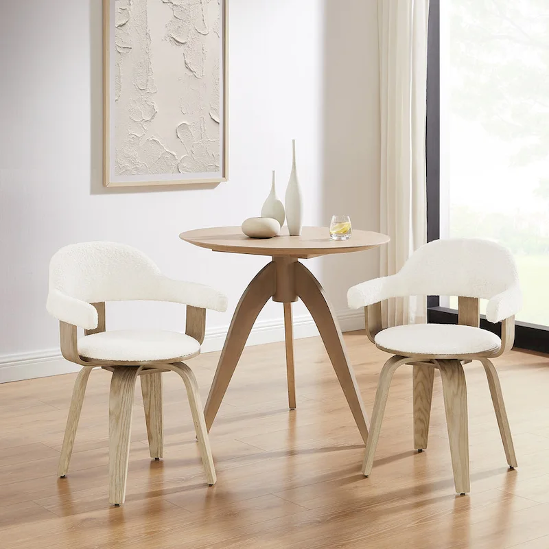 Art Leon Mid-century Modern Swivel Accent Chair