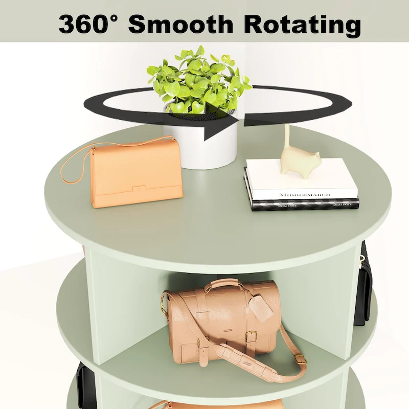 360 Rotating shoe cabinet 7 layers