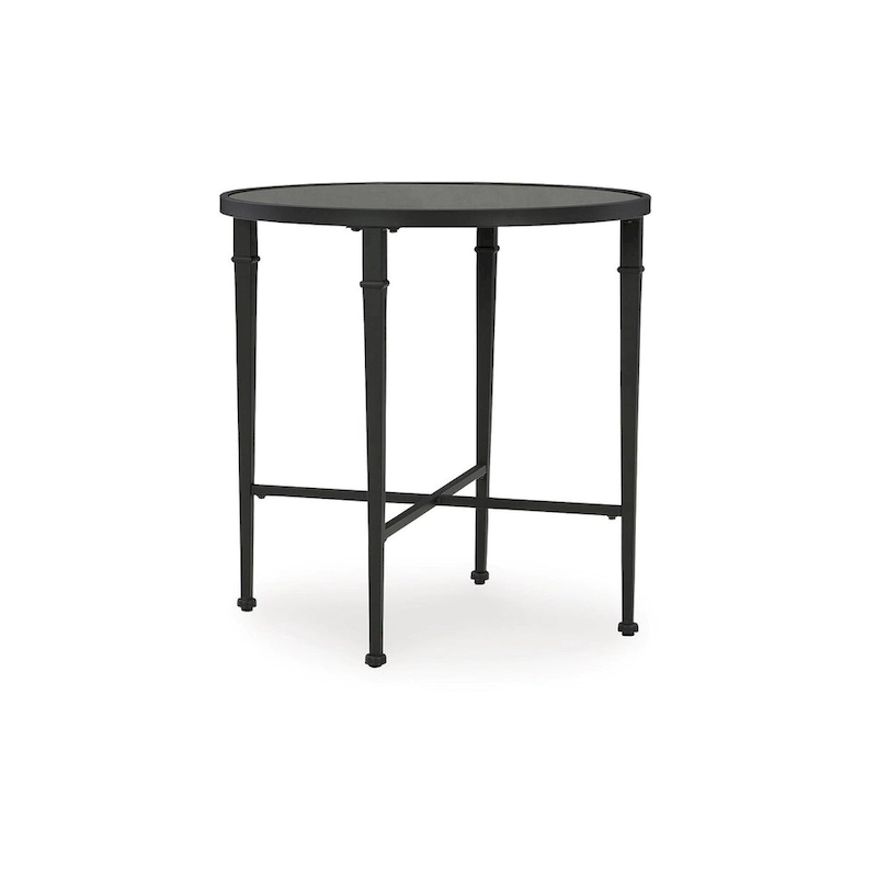 Signature Design by Ashley Cadeburg Black Accent Table - 26W x 26D x 26H