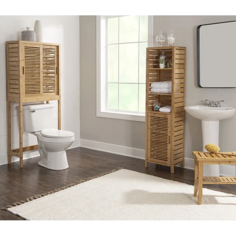 Bracken Bamboo Tall Cabinet