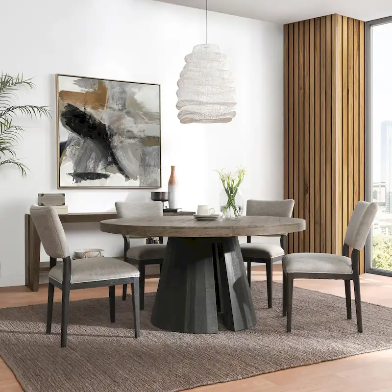 Classic Home Phillip Upholstered Dining Chair (Set of 2)