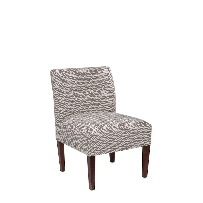 Armless Slipper Chair – Multiple Colors, Polyester, Single Seat