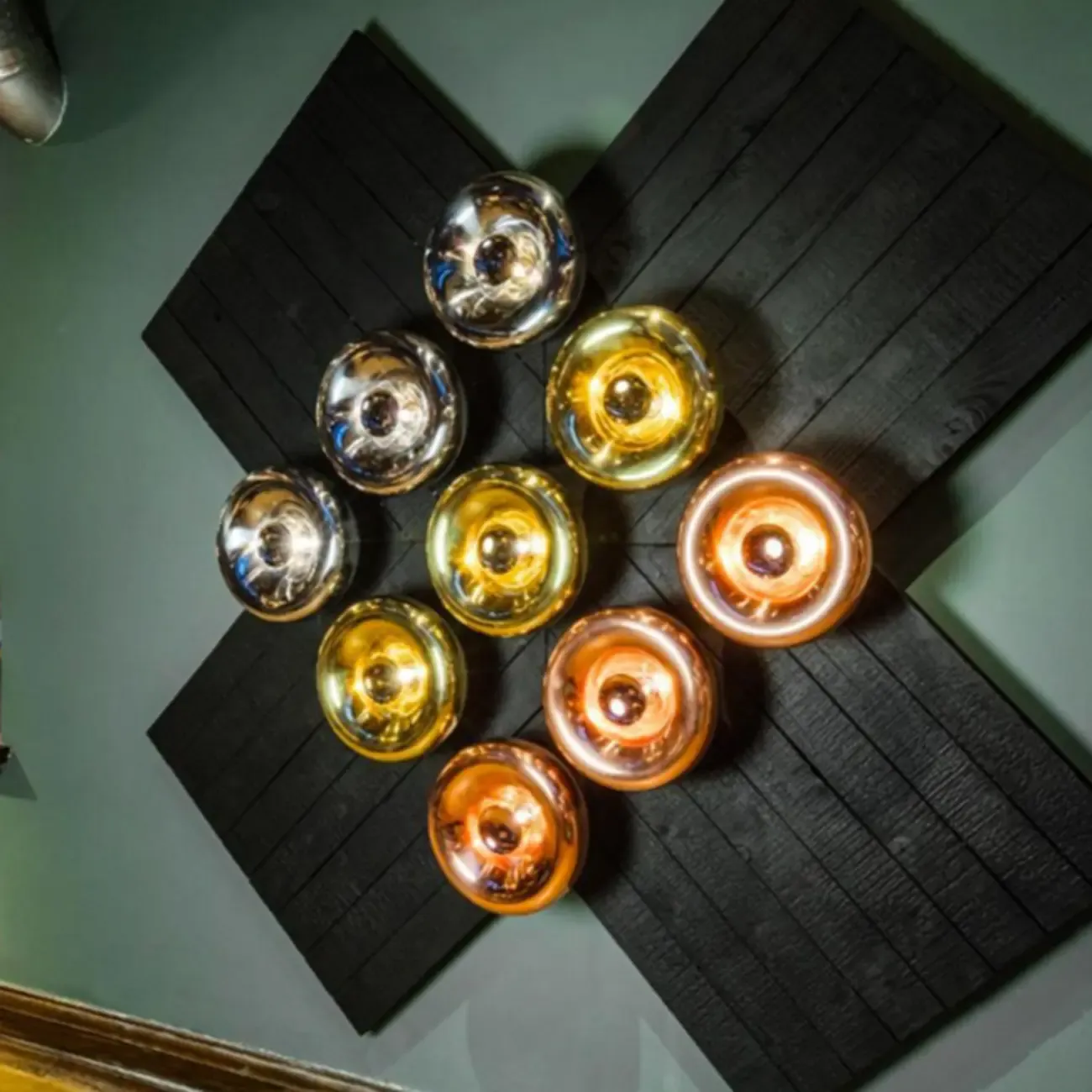 Modern Artistic Irregular Clear Shade Wall Sconce