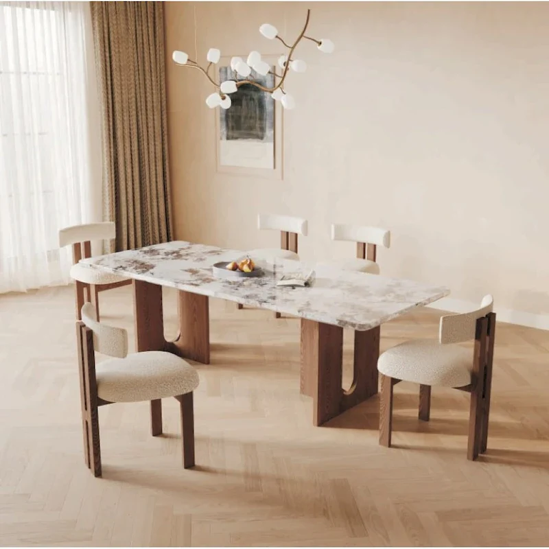 Hazelnut Brown Dining Chair Set - 2 Piece