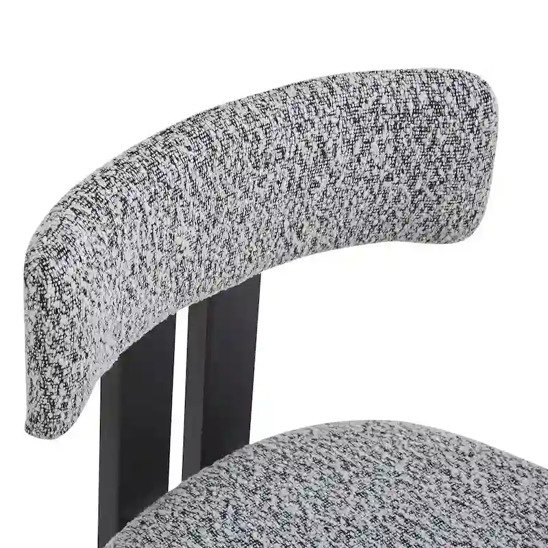 Astura Upholstered Dining Chairs, Iron Frame, Set of 4 by Christopher Knight Home