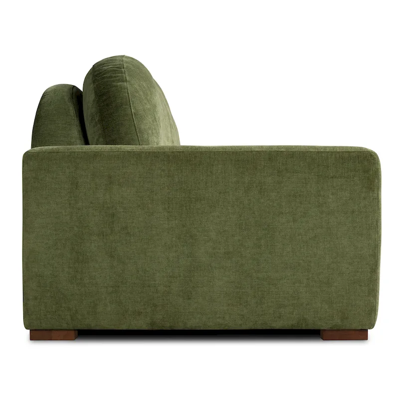 Poly & Bark Fano 99 Sofa in Distressed Green Velvet