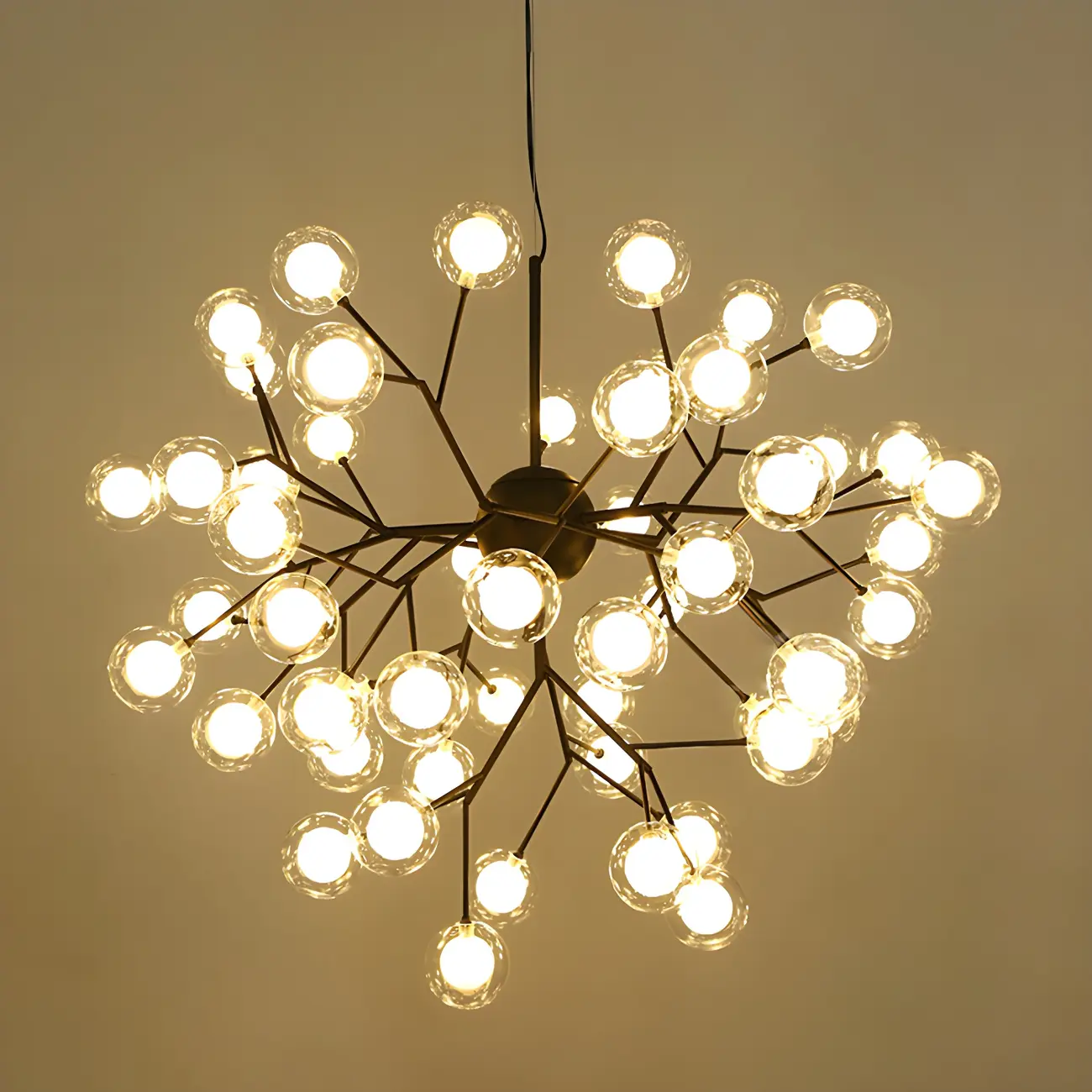 Adjustable Modern Globe Glass Sputnik Chandelier