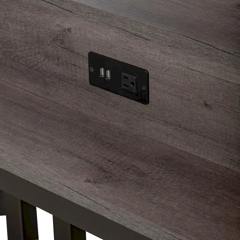 Tanners Creek Grey Console and Stools 4 Piece Bar Table Set