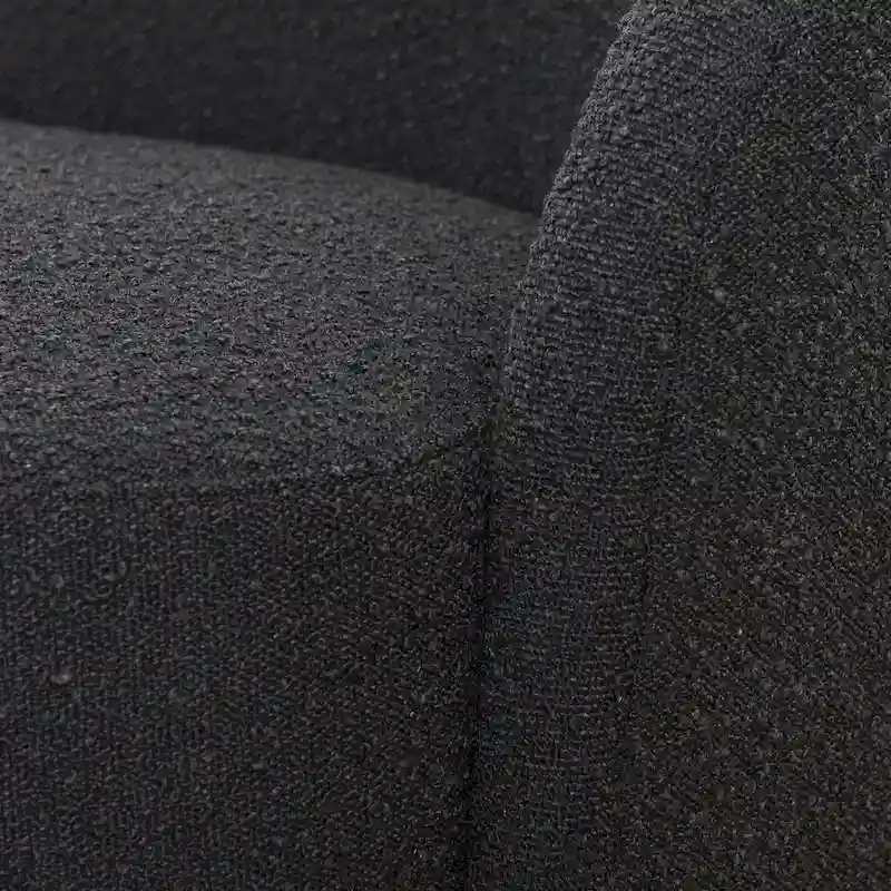 KINWELL Sherpa Upholstered Loveseat Boucle Sofa Couch, 68W