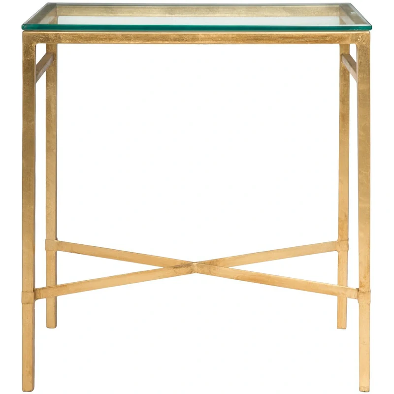SAFAVIEH Couture Vallie Side Table - 22 W x 13 D x 25 H - 22Wx13Dx25H