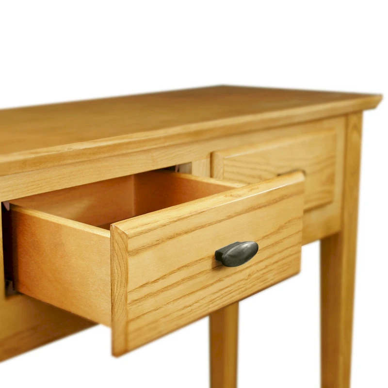 Teegan Solid Wood Hall Entryway Console Sofa Table