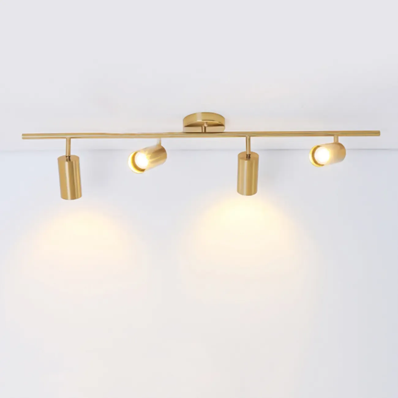 Modern Brass Adjustable Track Lighting