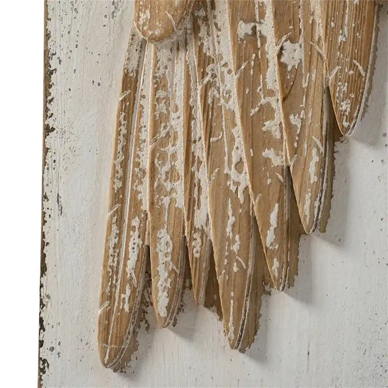 Set of 2 Feather Wing Wall Panels