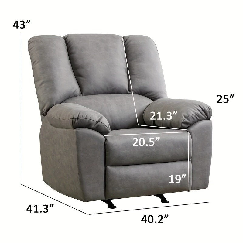 Chenille Power Standard Recliner Chair