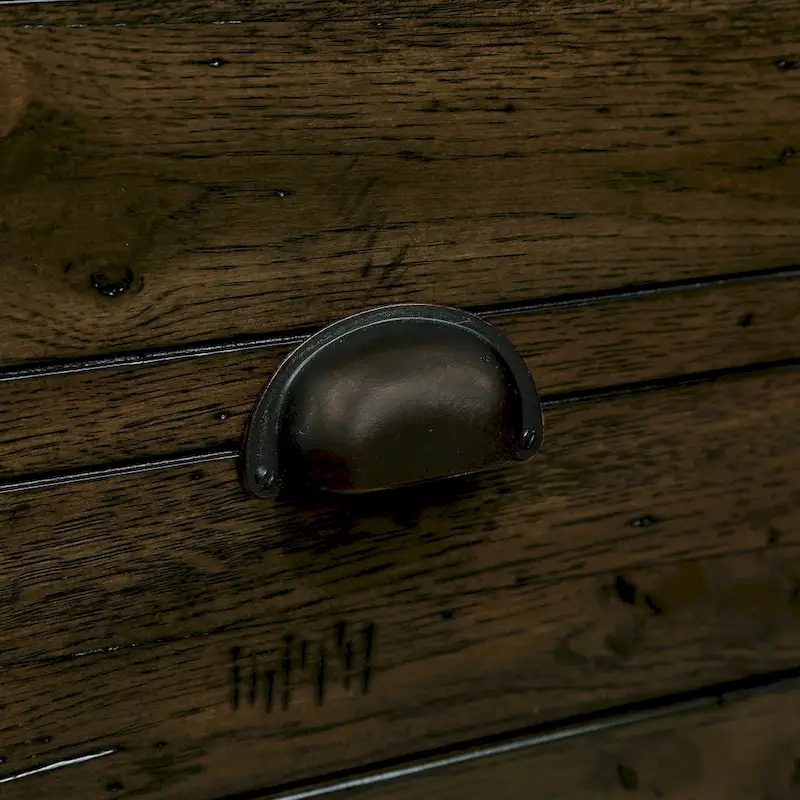 Solid Wood Rectangle End Table with Drawer