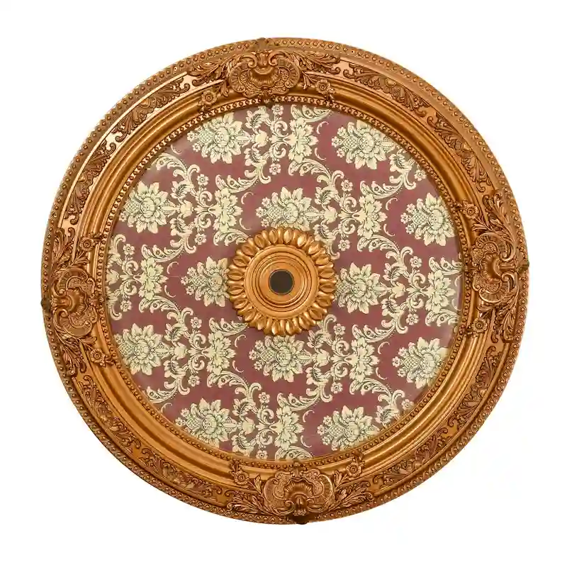 Blanco Round Chandelier Ceiling Medallion 36in