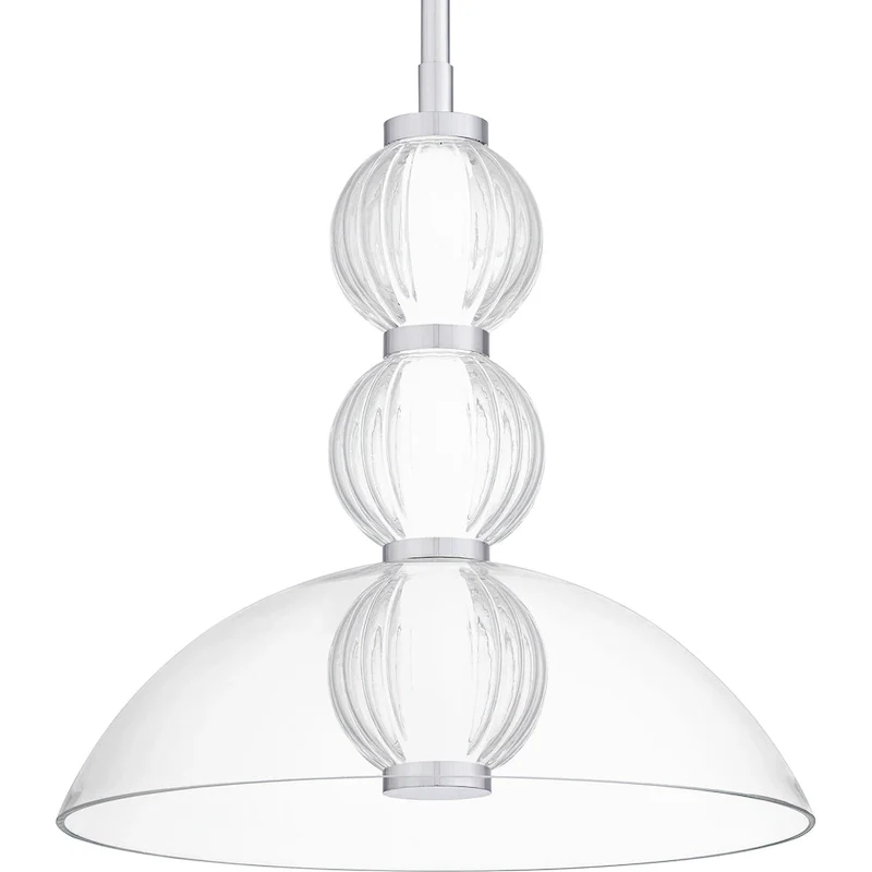 Elway Integrated LED Polished Chrome Pendant