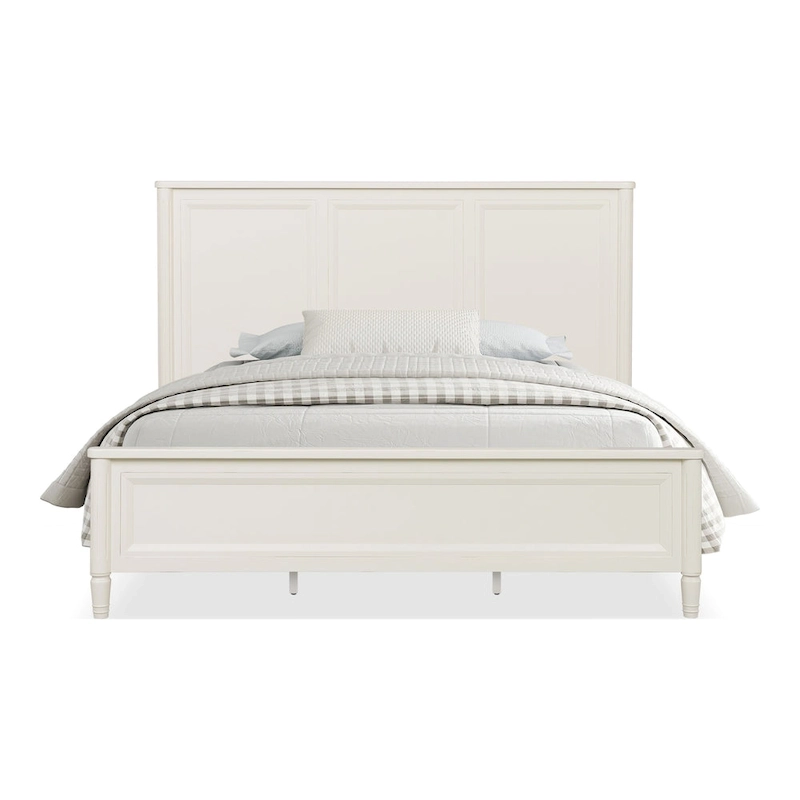 Furniture of America Arlena Classic Modern Solid Wood Panel Bed