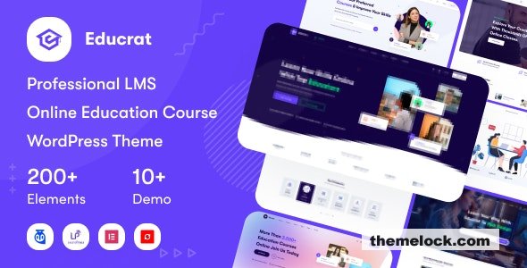 Educrat v1.0.38 - Online Course Education WordPress Theme